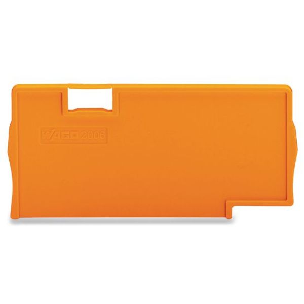 Seperator plate 2 mm thick oversized orange image 2
