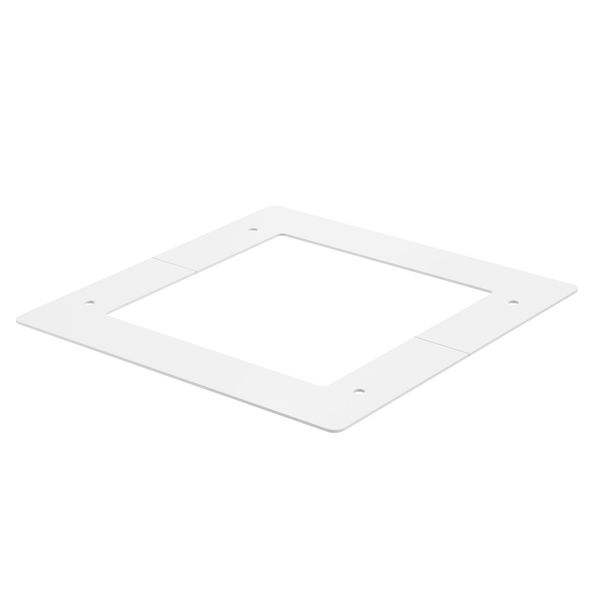 DBP130130RW  Ceiling plate for column profile, for ISS130130, pure white Steel image 1
