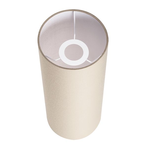 FENDA lamp shade, D150/ H400, cylindrical, beige image 5