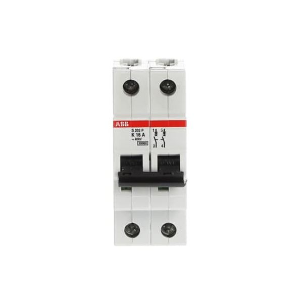 S202P-K16 Miniature Circuit Breaker - 2P - K - 16 A image 6