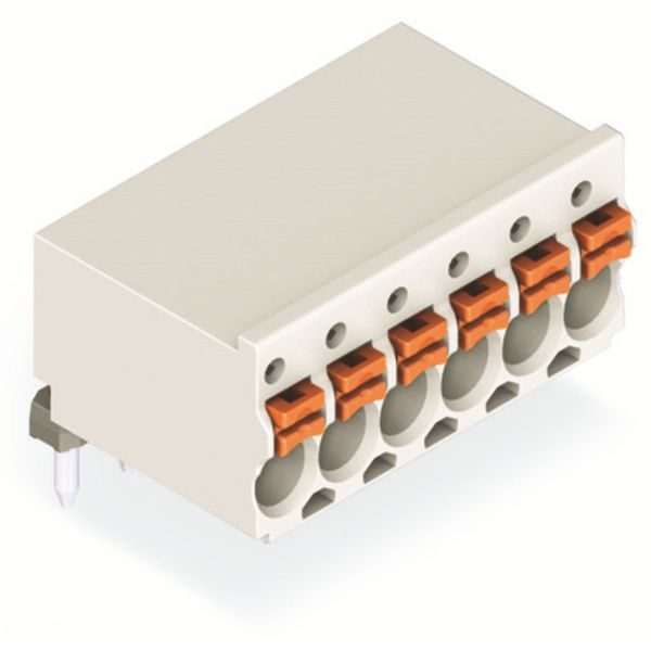 2091-1378 1-conductor THT female connector angled; push-button; Push-in CAGE CLAMP® image 3