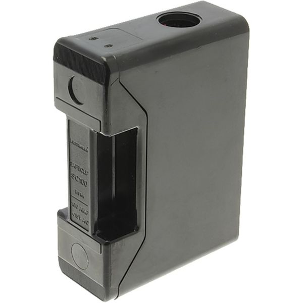 Fuse-holder, LV, 100 A, AC 550 V, BS88, 1P, BS, front connected, black image 3