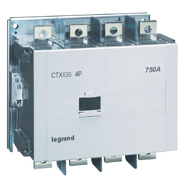 4-pole contactors CTX³ - with auxiliary contact - 750/630 A - 100-240 V~/= image 1