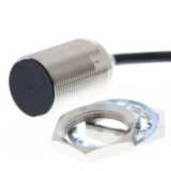 Proximity sensor, inductive, brass-nickel, M30, shielded, 20 mm, NO, 2 E2E 8445M image 3