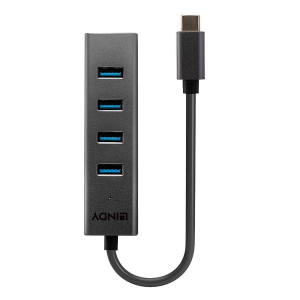 4 Port USB 3.2 Gen 1 Type C Hub Connect 4 USB Type A devices to a single USB Type C port image 2