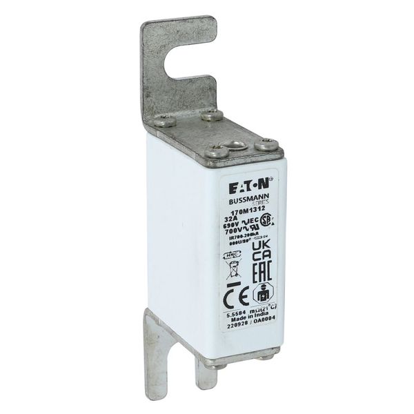 Fuse-link, high speed, 32 A, AC 690 V, DIN 000, 21 x 40 x 100 mm, gR, DIN, IEC image 11