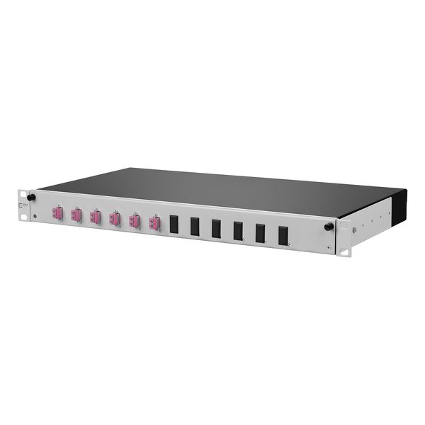 OpDAT slide patch panel splice 6xLC-D OM4 image 1