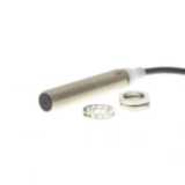 Proximity sensor, inductive, nickel-brass, M12, unsheilded, 5 mm, PNP- image 1