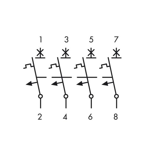 Miniature Circuit Breaker (MCB) AMPARO 6kA, B 25A, 4-pole image 9