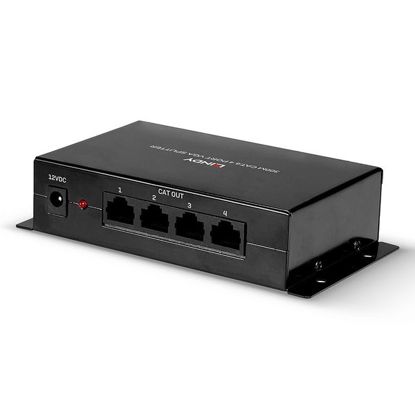 300m Cat.6 4 Port VGA Splitter
 Extender, Transmitter Extend VGA signals to 4 separate VGA displays using network cable image 2