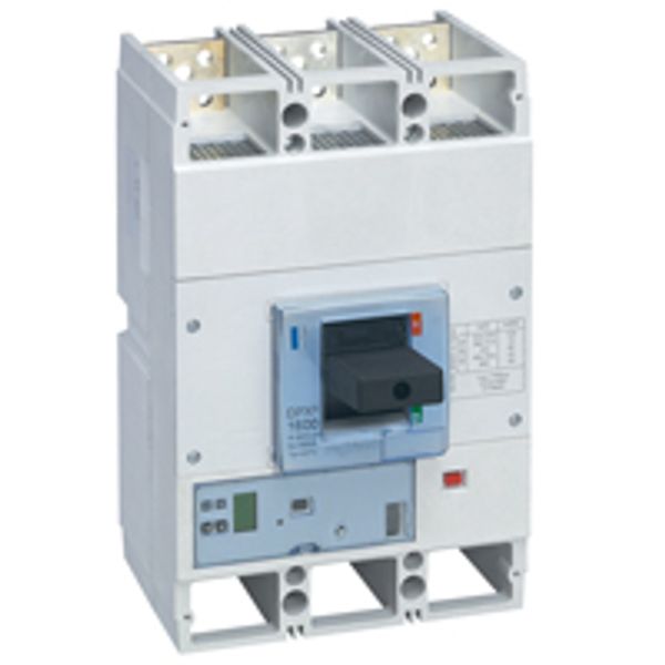 MCCB DPX³ 1600 - S2 electronic release - 3P - Icu 70 kA (400 V~) - In 630 A image 1