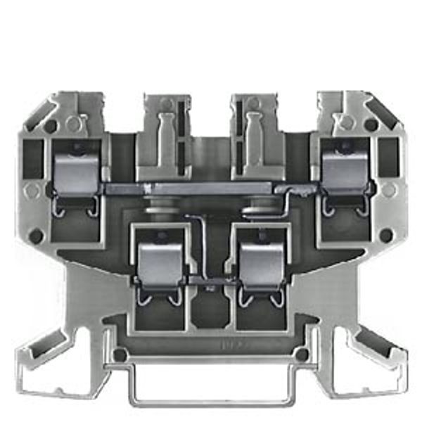 Two-tier terminal thermoplastic connection on both ends LED terminal, red, 6.... image 1