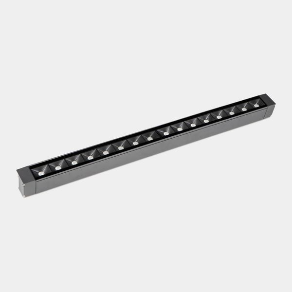 Lineal lighting system IP65 Cube Pro Linear Efficiency 1000mm Surface LED 88.4W LED warm-white 3000K DALI/PUSH Urban grey 6040lm image 1