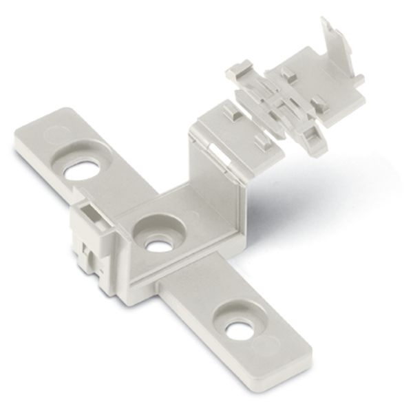 Mounting carrier 2- to 5-pole for flying leads white image 3