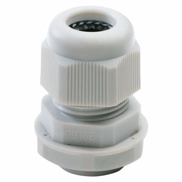 NYLON CABLE GLAND -  PG PITCH 16 - GREY RAL 7035 - IP68 image 2