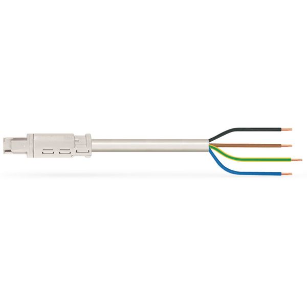 pre-assembled connecting cable Eca Socket/open-ended white image 4
