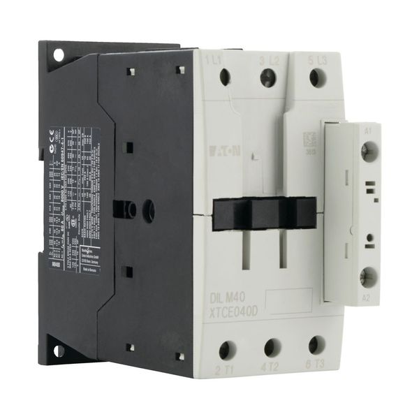 Contactor, 3 pole, 380 V 400 V 18.5 kW, RDC 240: 200 - 240 V DC, DC operation, Screw terminals image 16