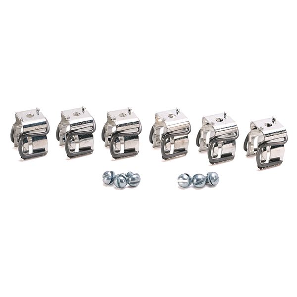 Allen-Bradley 1401-N54 Fuse Clip Kit, 200 A, Class R, For 1494C, 1494F, 1494G, 1494M and 1494V Disconnect Switches, 250 - 600V, 6 Clips and Hardware image 1
