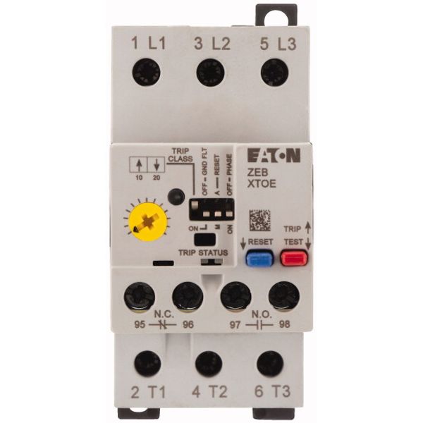 Overload relay, Separate mounting, Earth-fault protection: with, Ir= 4 - 20 A, 1 N/O, 1 N/C image 2