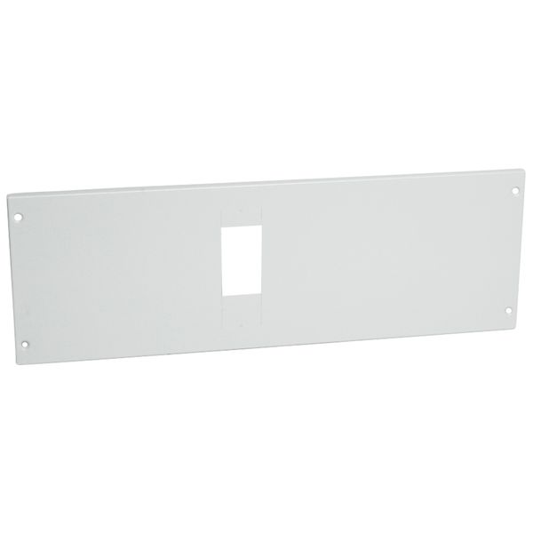 Metal faceplate XL³ 800/4000 - DPX³ 250 horizontal - screws - 24 mod image 1