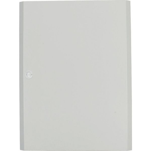 Surface mounted steel sheet door grey, for 24MU per row, 6 rows image 1