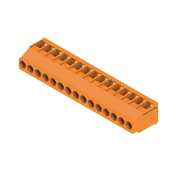 PCB terminal, 5.00 mm, Number of poles: 15, Conductor outlet direction image 4