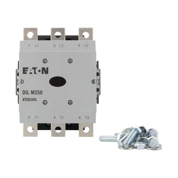 Contactor, 380 V 400 V 132 kW, 2 N/O, 2 NC, RDC 48: 24 - 48 V DC, DC operation, Screw connection image 6