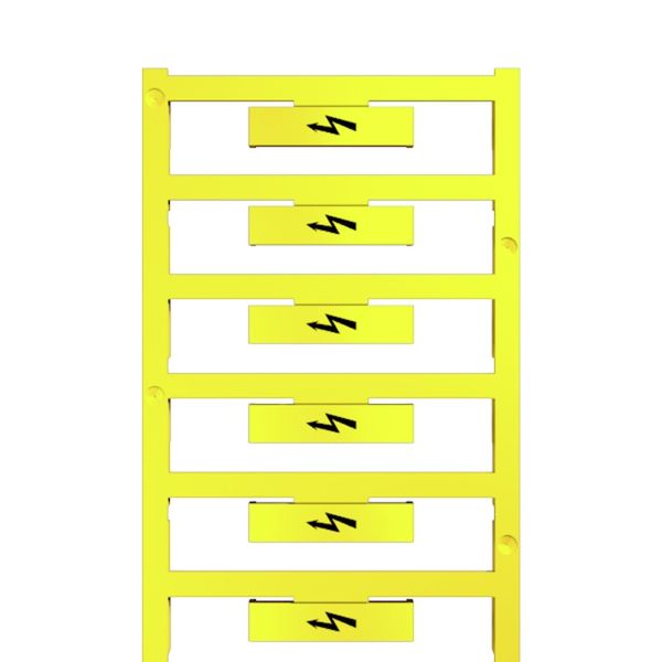Terminal marking, Printed characters: Flash, horizontal, yellow image 2