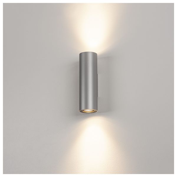 ENOLA_B UP-DOWN wall lamp,silvergrey/black,GU10,max. 50W image 5