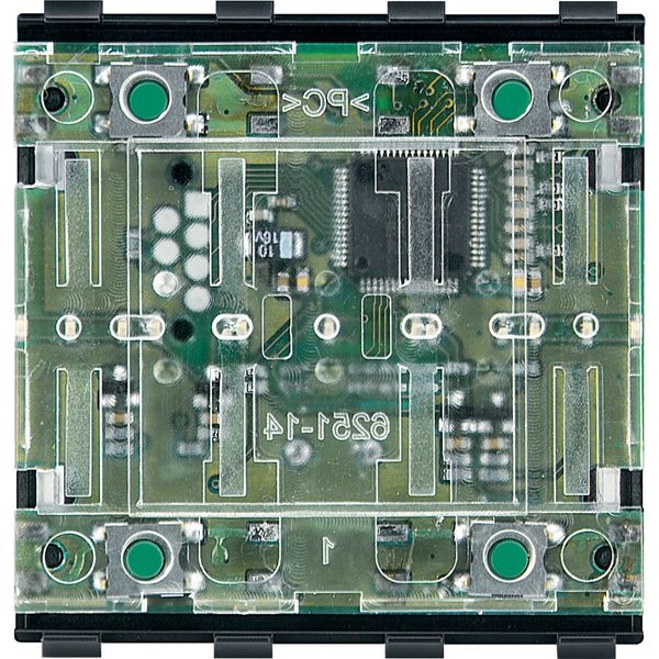 KNX push-button module, 2-gang, System M image 3