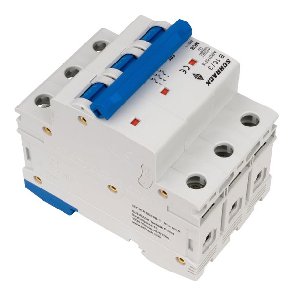 Miniature Circuit Breaker (MCB) AMPARO 10kA, B 16A, 3-pole image 5