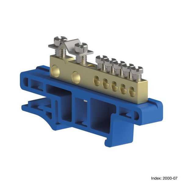 MSF TERMINAL BLOCK 7 WAYS FOR MOUNTING ON DIN RAIL TS36 image 1