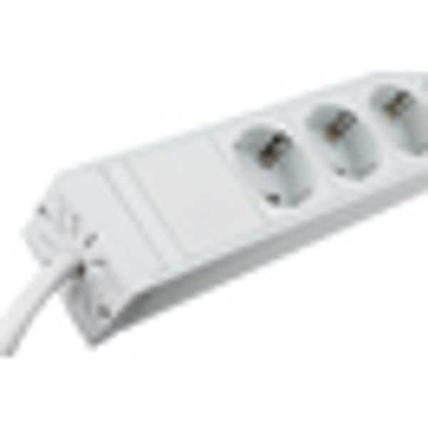 19" PDU, 8xSchuko, Profile PVC 1.25U, 2m-cable, RAL7035 image 8