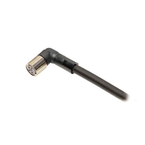 Sensor cable, M8 right-angle socket (female), 4-poles, PVC fire-retard image 1