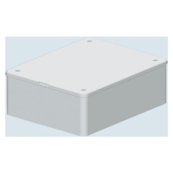DEEP LID - FOR PT/ PT DIN AND PT GREEN WALL BOXES - 160X130 - IP40 - WHITE RAL9016 image 1