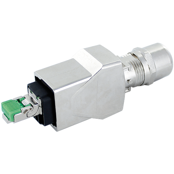 Push Pull RJ45 male 8 pole field-wireable image 1