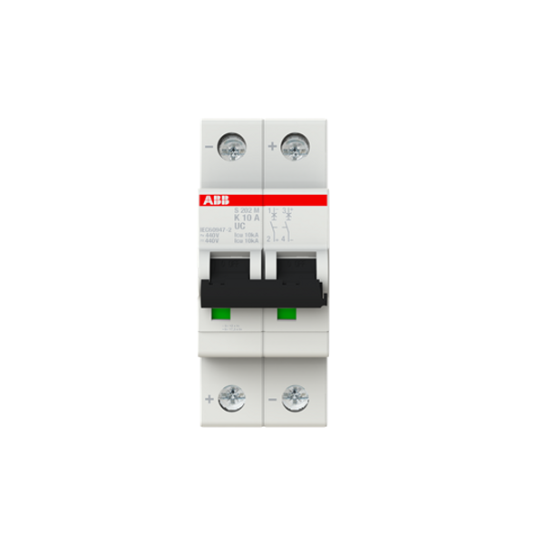 S202M-K10UC Miniature Circuit Breaker - 2P - K - 10 A image 2