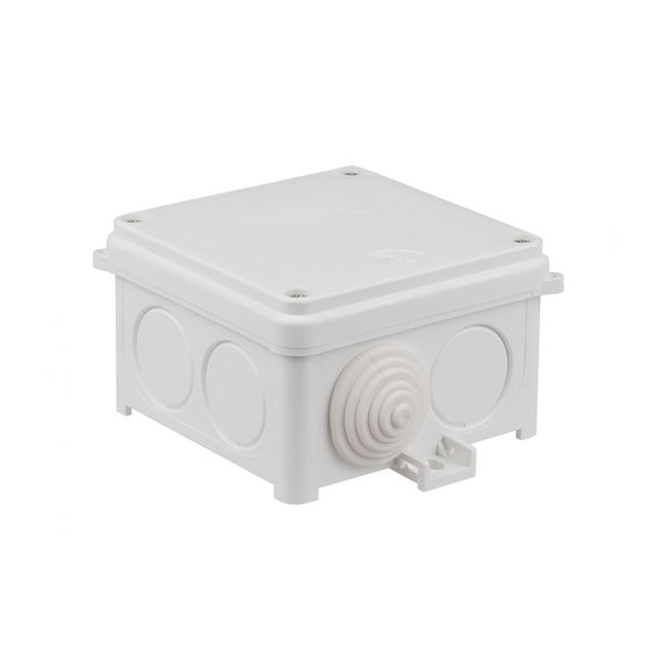 Surface junction box N80x80 white image 1