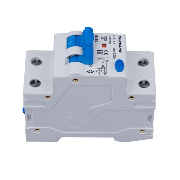 Combined MCB/RCD (RCBO) 1+N, AMPARO 10kA, C 6A, 30mA, Typ A image 5