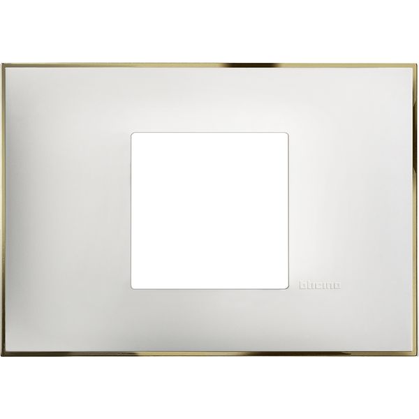 CLASSIA - cover plate 2P cen. white gold image 2