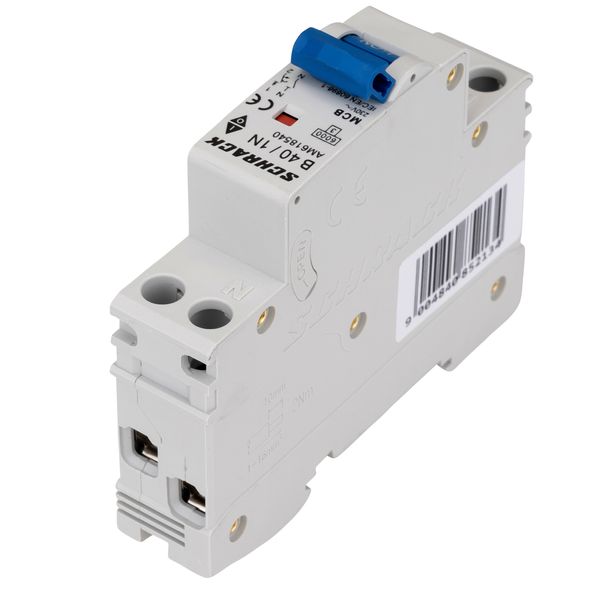 Miniature Circuit Breaker (MCB) AMPARO 6kA, B 40A, 1+N, 1MW image 5