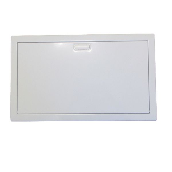 981632 Extra flat metal door for 3 row 36+6 module cabinet - white RAL9010 image 1