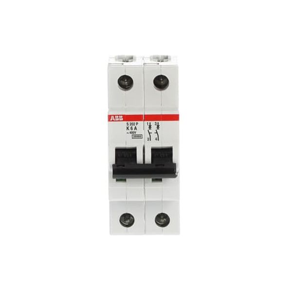 S202P-K6 Miniature Circuit Breaker - 2P - K - 6 A image 5