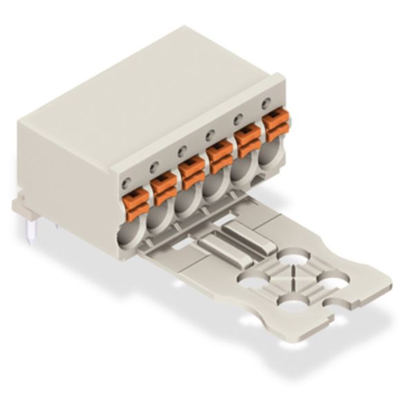 2091-1360 1-conductor THT female connector angled; push-button; Push-in CAGE CLAMP® image 5