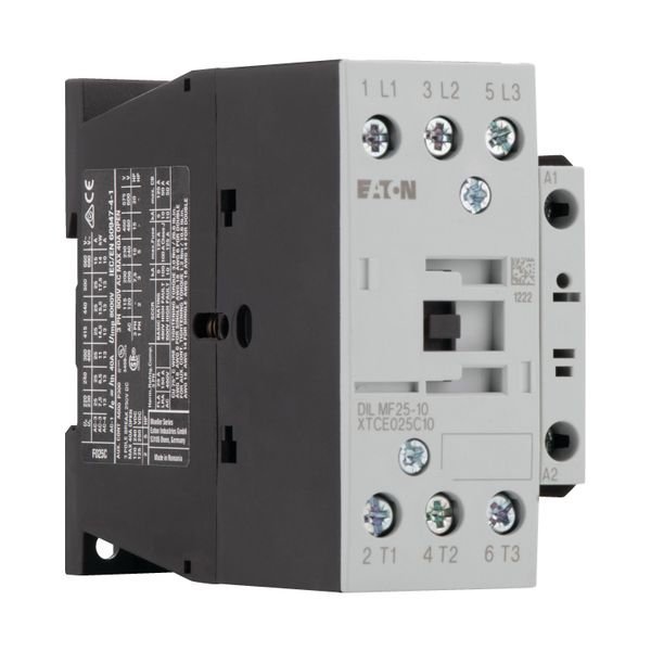 Contactors for Semiconductor Industries acc. to SEMI F47, 380 V 400 V: 25 A, 1 N/O, RAC 120: 100 - 120 V 50/60 Hz, Screw terminals image 14