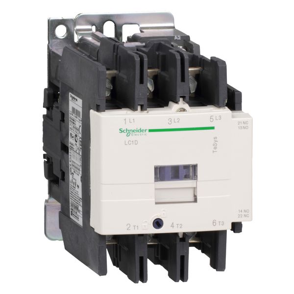 TeSys Deca contactor , 3P(3 NO) , AC-3/AC-3e , = 440V, 80 A , 48V AC 50/60 Hz coil image 1