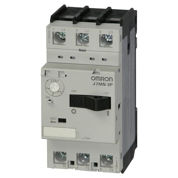 Motor-protective circuit breaker, switch type, 3-pole, 0.25-0.4 A image 2