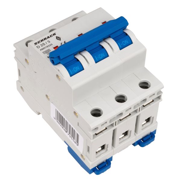 Miniature Circuit Breaker (MCB) AMPARO 10kA, D 25A, 3-pole image 4