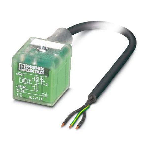 SAC-3P- 1,5-PUR/A-1L-R-ES 4A - Sensor/actuator cable image 2