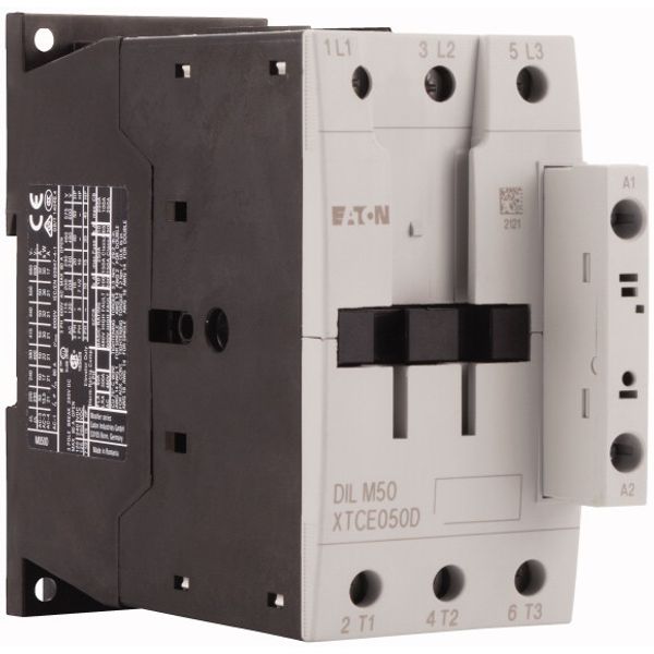 Contactor, 3 pole, 380 V 400 V 22 kW, RDC 60: 48 - 60 V DC, DC operation, Screw terminals image 4